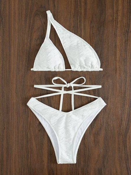 Uus valget värvi naiste ujumistrikoo mudel - kaheosaline