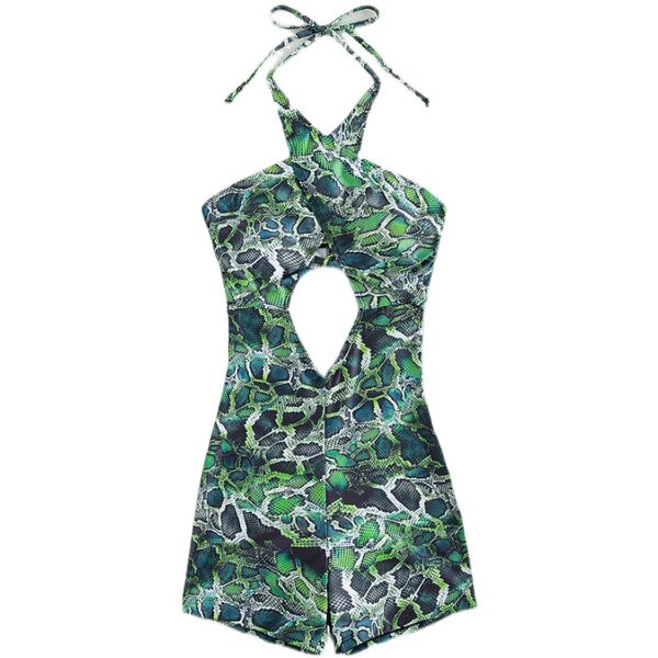 Uus mudel kõik naiste loomamustriga ujumisriided