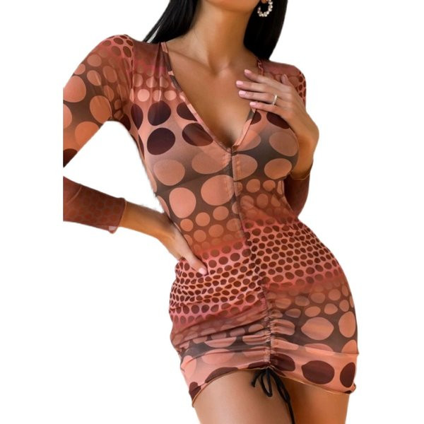 Női strand szett három részből - fürdőruha és ruha