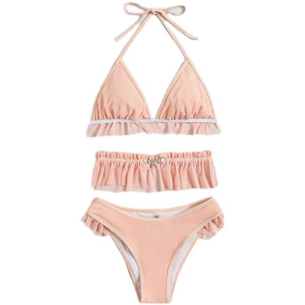 Modern női fürdőruha fürtökkel