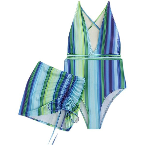 Naiste täisujumistrikoo seljal ristsidemetega