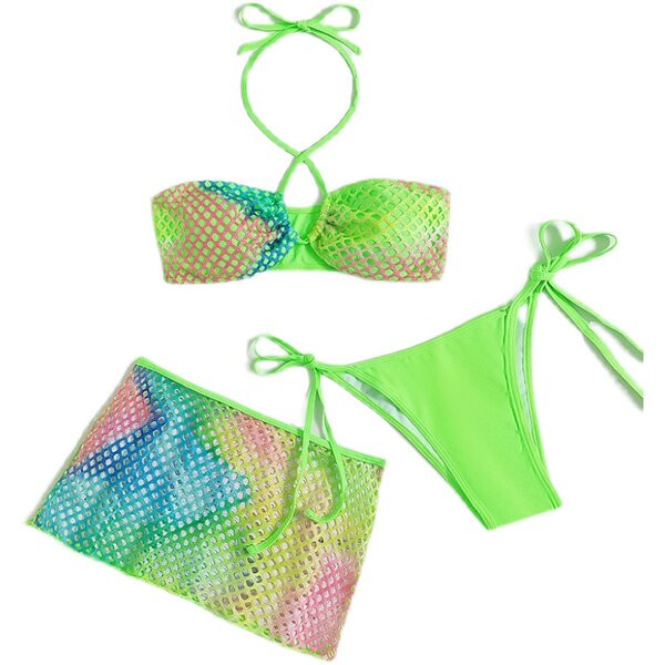 Μοντέρνο γυναικείο μαγιό σε τρία μέρη