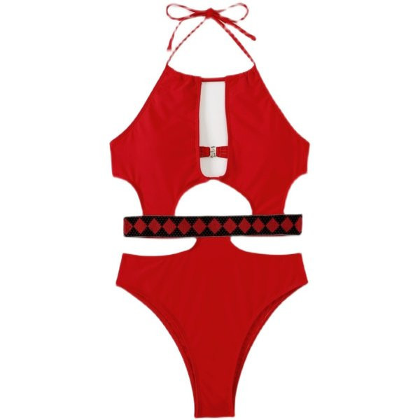 Μοντέρνο γυναικείο μαγιό με κοψίματα