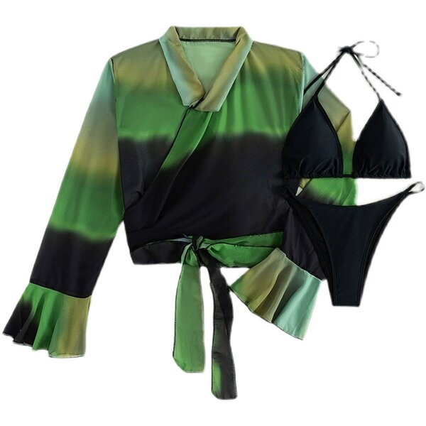 Modern háromrészes fürdőruha nőknek