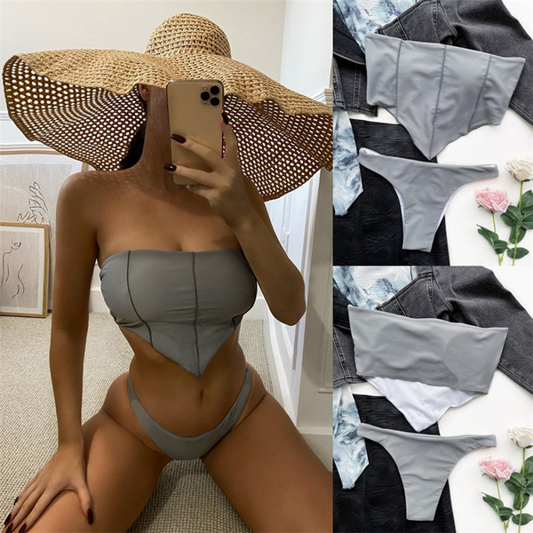 Kétrészes, párnázott fürdőruha új modellje