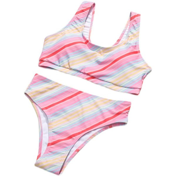 Új modell női fürdőruha kétrészes rátéttel