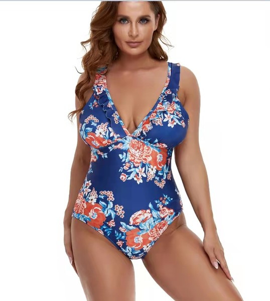 Naiste täisvärvimustriga ujumistrikoo