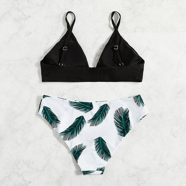 Új modell női fürdőruha két részből