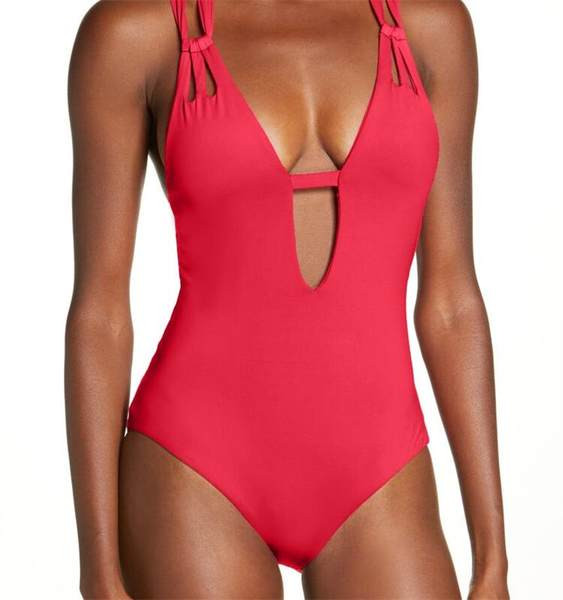 Naiste rihmadega ujumistrikoo - nelja värvi