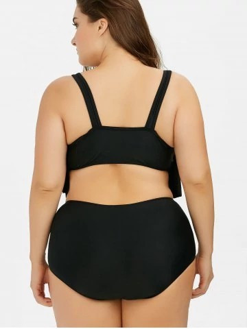 Kétrészes fürdőruha melltartó felső és magas derekú alsó női