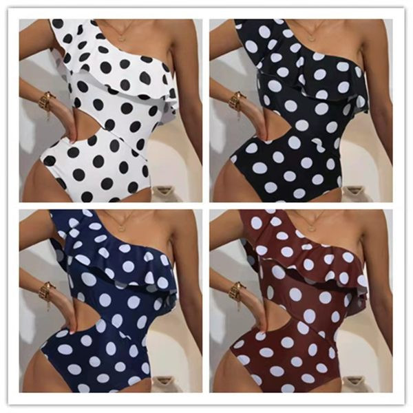 Täielik lokkide ja lõikeelementidega ujumistrikoo