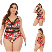 Új modell női fürdőruha virágmintával