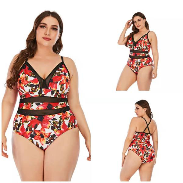 Új modell női fürdőruha virágmintával