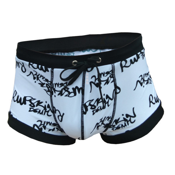 Férfi úszó boxer nyakkendővel