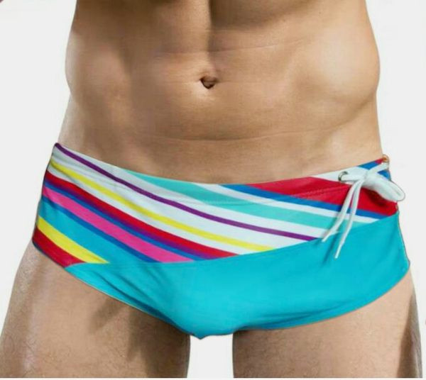 Uus mudel värvilised lipsudega meeste ujumisriided