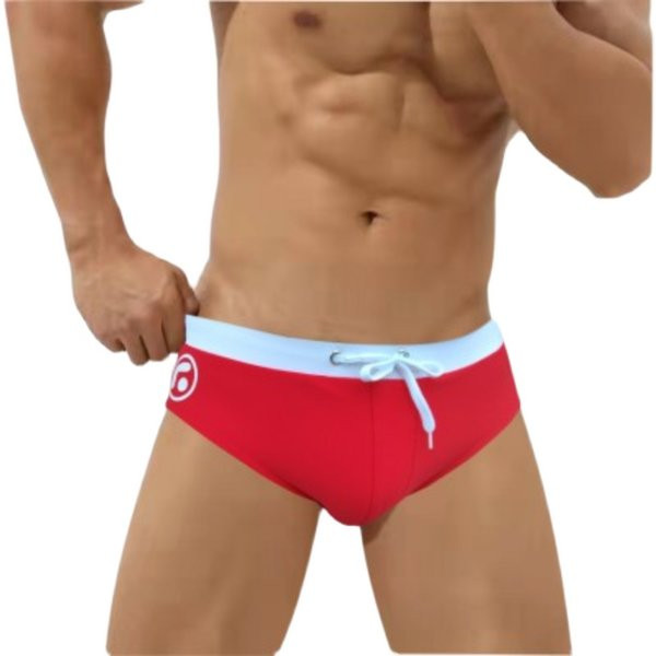 Kahes värvitoonis lipsudega meeste ujumisriided