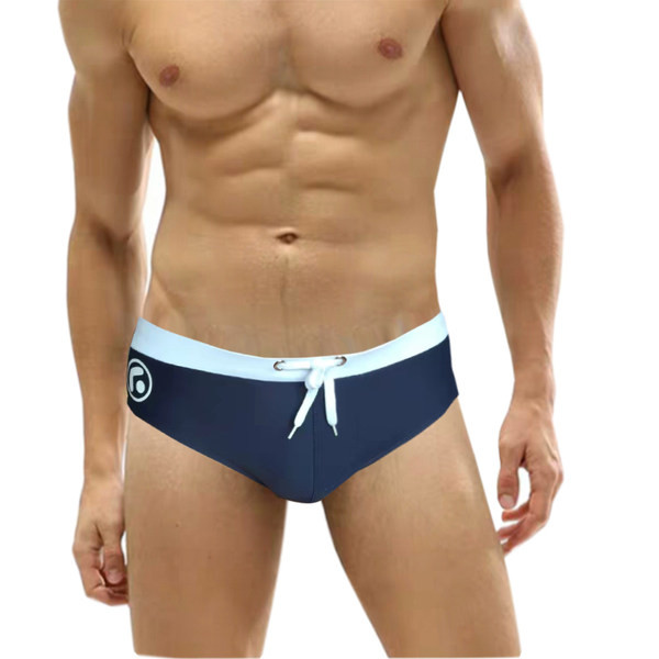 Kahes värvitoonis lipsudega meeste ujumisriided