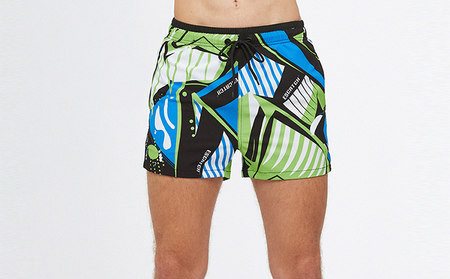 Uus mudel mustriliste lühikeste pükstega meeste ujumisriided