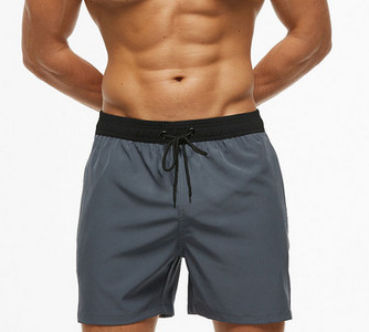 Meeste lühikesed püksid elastse vöökohaga – sobivad ujumiseks