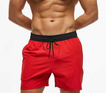 Meeste lühikesed püksid elastse vöökohaga – sobivad ujumiseks