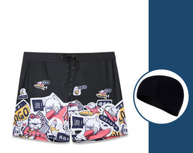 Uut mudelit trükiga meeste ujumistrikoo