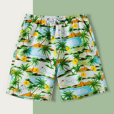 Meeste värvilised lipsudega lühikesed püksid