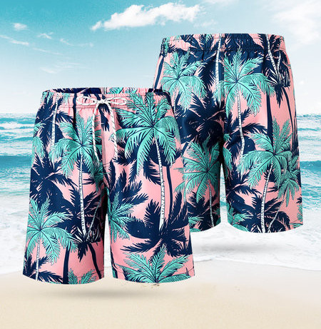 Meeste värvilised lipsudega lühikesed püksid