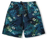 Férfi boxer virágmintával és nyakkendővel