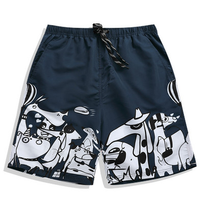 Férfi boxer virágmintával és nyakkendővel