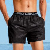 Férfi rövidnadrág gumival és felirattal - többféle színben