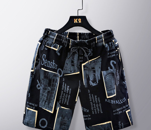 Rannapüksid meeste kiire kuivamine võib olla madal -suur suur lahtised ujumispüksid Vaba aja spordiala õhuke jää siidist rannad seitsme punktiga püksid