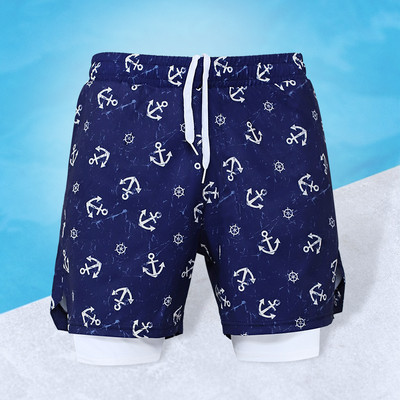 Aplikatsiooniga randa sobivad meeste lühikesed püksid