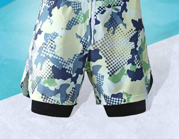 Aplikatsiooniga randa sobivad meeste lühikesed püksid