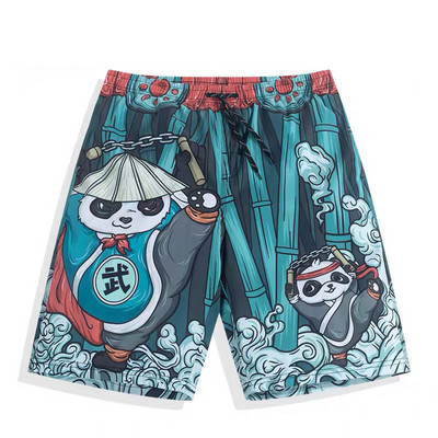 Férfi úszónadrág színes nyomattal