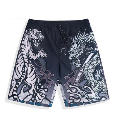 Férfi úszónadrág színes nyomattal