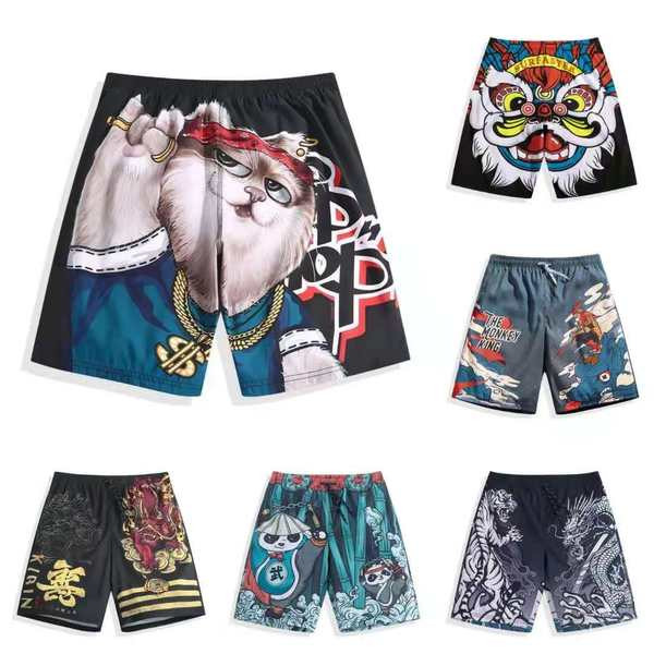 Férfi úszónadrág színes nyomattal