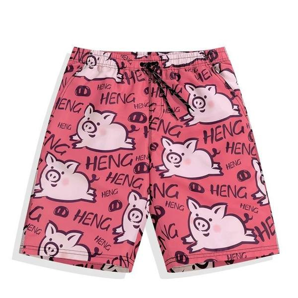 Férfi úszónadrág színes nyomattal