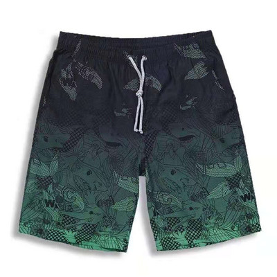 Gyorsan száradó anyagból készült férfi fürdőruha - típusú rövidnadrág