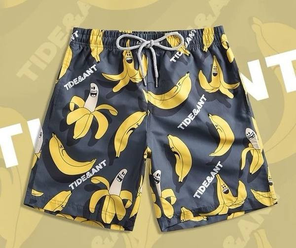 Gyorsan száradó anyagból készült férfi fürdőruha - típusú rövidnadrág