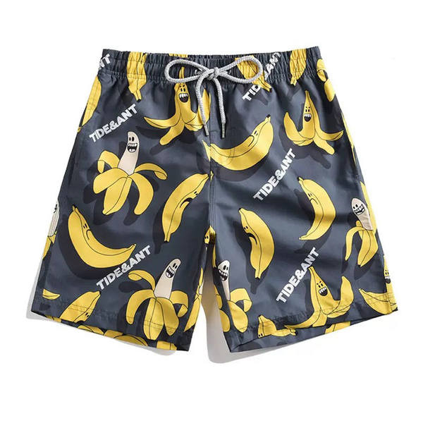 Gyorsan száradó anyagból készült férfi fürdőruha - típusú rövidnadrág