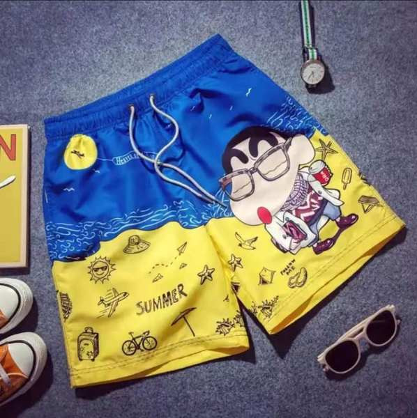 Ανδρικό σορτς με χρωματιστό σχέδιο