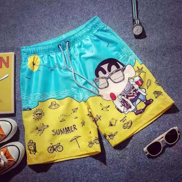 Ανδρικό σορτς με χρωματιστό σχέδιο