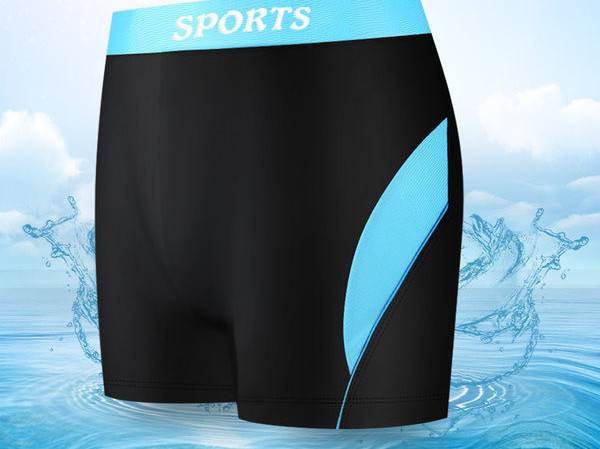 Nyári férfi fürdőruha hímzett felirattal