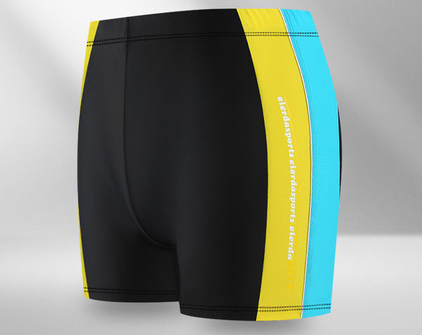 Ανδρικά μαγιό με επιγραφές σε μαύρο χρώμα