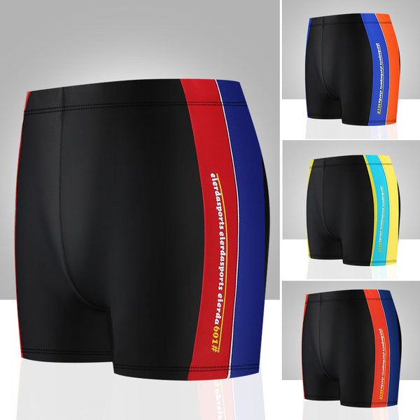 Ανδρικά μαγιό με επιγραφές σε μαύρο χρώμα