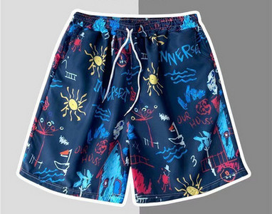 Meeste värvilised lipsudega lühikesed püksid – mitut värvi