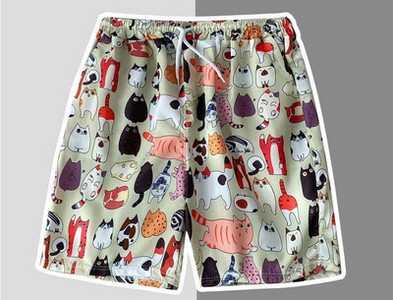 Meeste värvilised lipsudega lühikesed püksid – mitut värvi