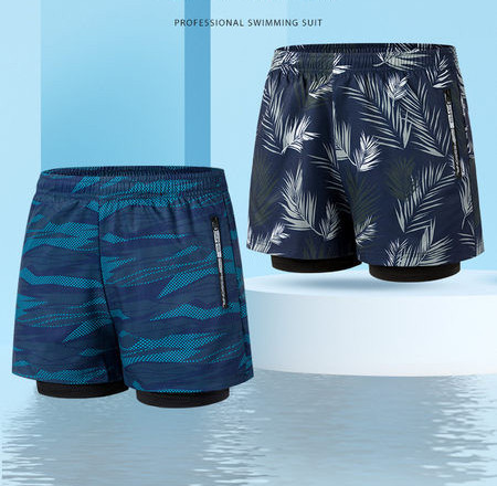 Ανδρικό μαγιό με κορδόνια και τσέπες