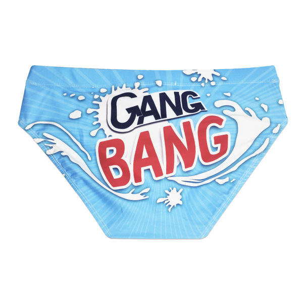 Meeste sinised püksid kirjadega