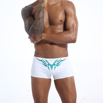 Νέο μοντέλο ανδρικό χρωματιστό μαγιό με κορδόνια και απλικέ